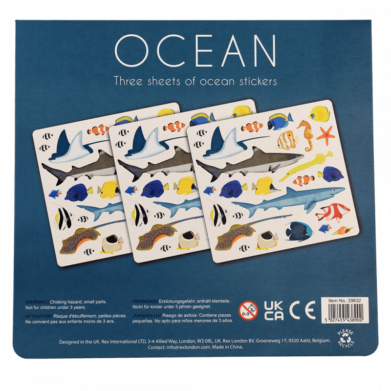 Planches de stickers "Océan"