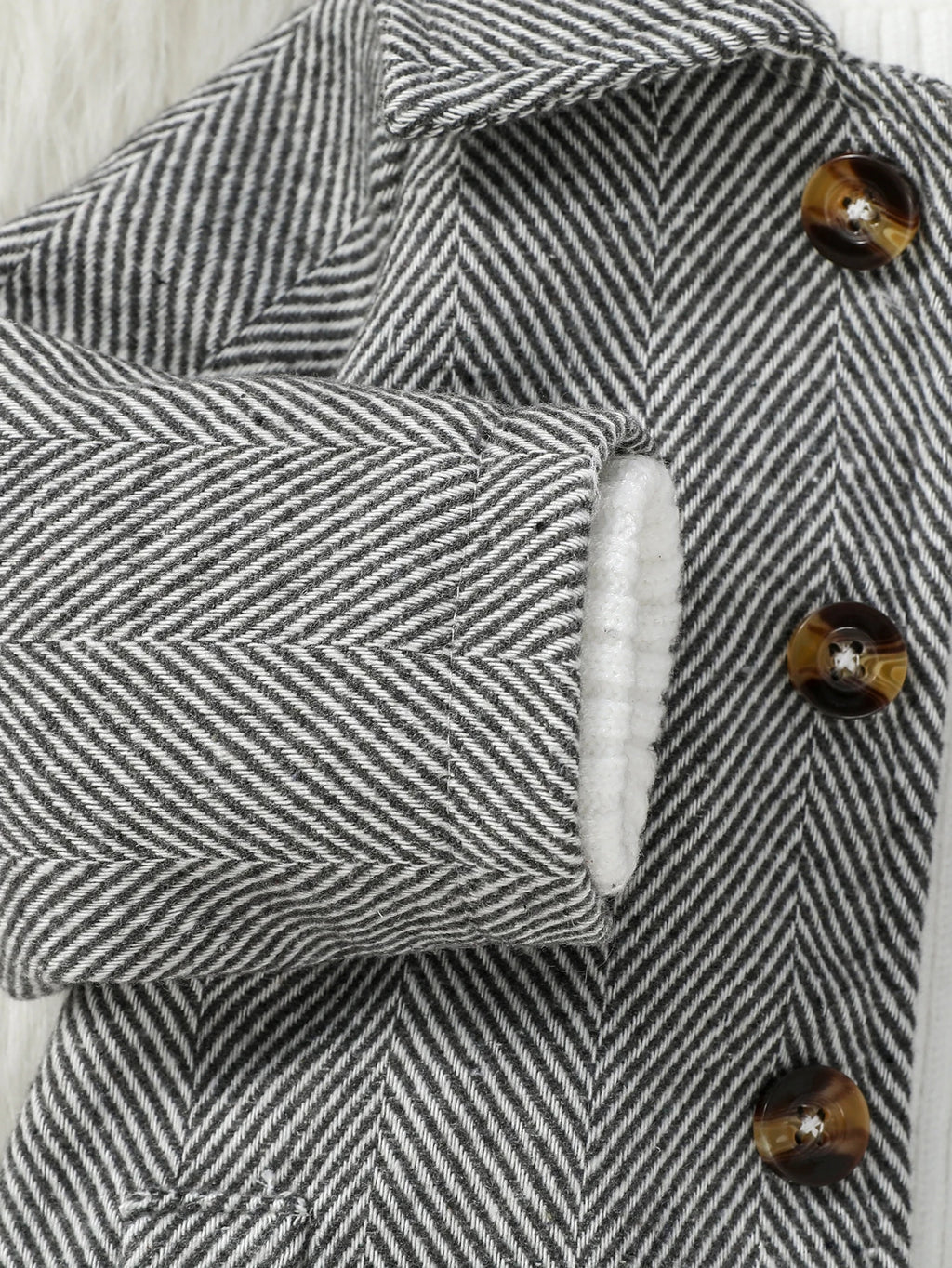 Baby & Toddler Chevron Coat with Collar