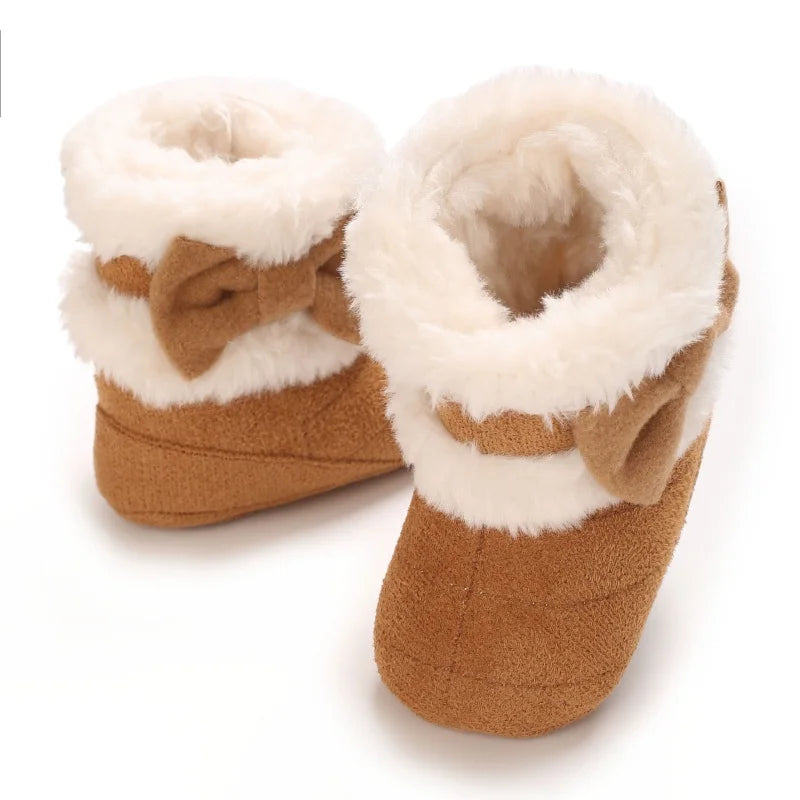 Baby Ankle Boots with Bow Detail