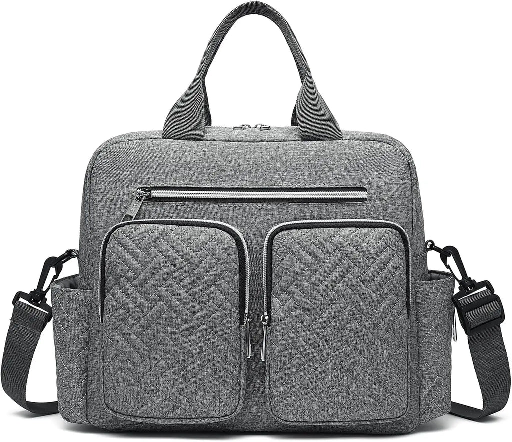 Kono Multifunction Baby Changing Bag, Nappy Diaper Bag with Stroller Straps, Maternity Tote for Hospital & Travel