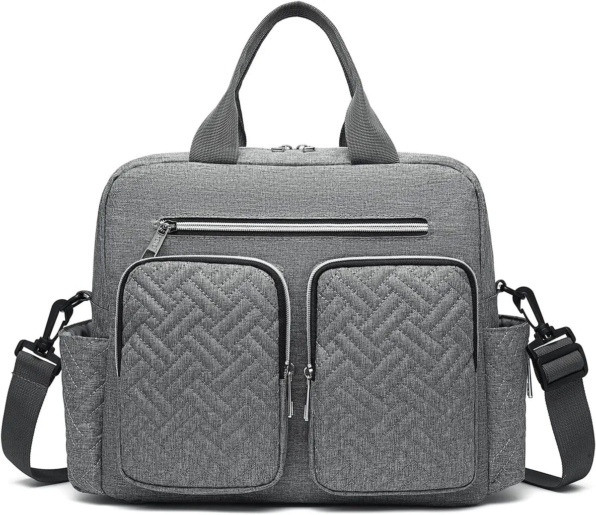 Kono Multifunction Baby Changing Bag, Nappy Diaper Bag with Stroller Straps, Maternity Tote for Hospital & Travel