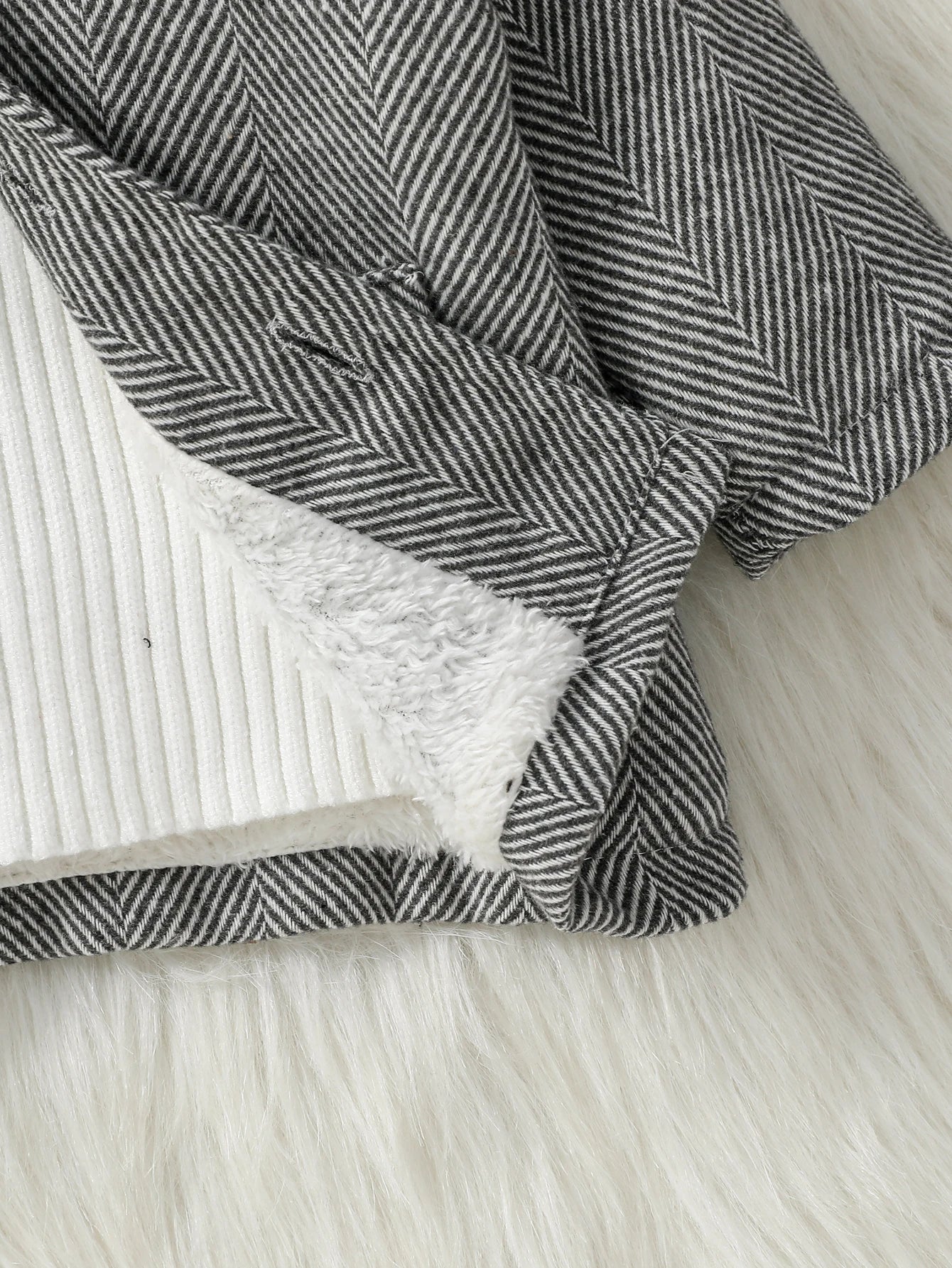 Baby & Toddler Chevron Coat with Collar