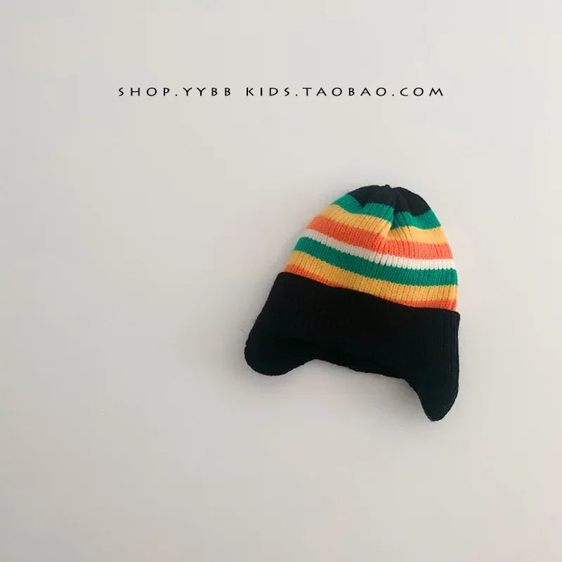 Baby Knitted Hat with Bear Ears