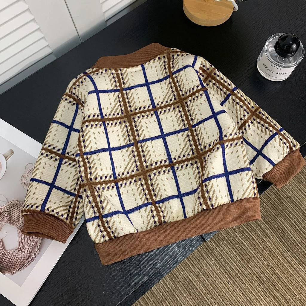 Baby & Children’s Fleece-Lined Knitted Jumper