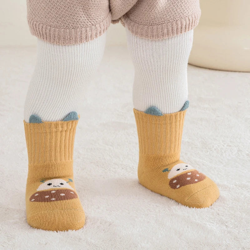 Baby Cartoon Socks – 6 Pairs
