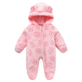 Baby Cartoon Flannel Romper
