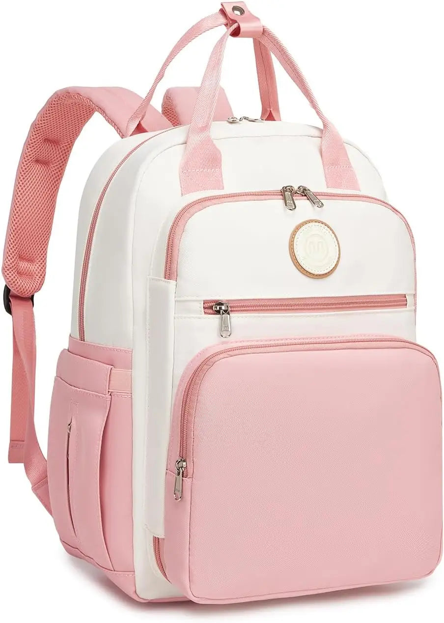 Miss Lulu Multifunction Diaper Backpack, Large Nappy Bag with Stroller Straps, Insulated Pockets & Wet-Dry Separation for Travel