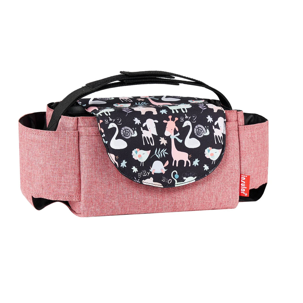 INSULAR Baby Diaper Bag Portable Insulated Milk Bottle Bag Large Capacity Mummy Storage Bag For Stroller Baby Care