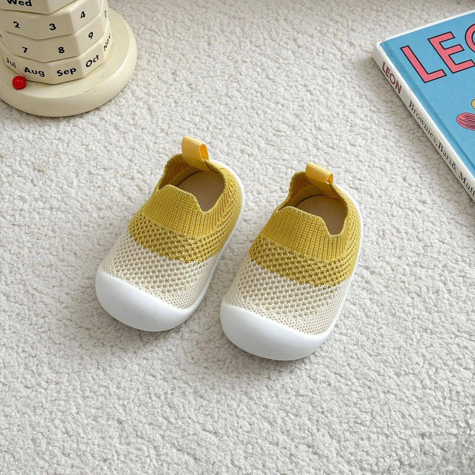 Baby Mesh Sock Shoes with Rubber Soles