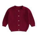 Baby Cotton Knitted Cardigan with Button Front