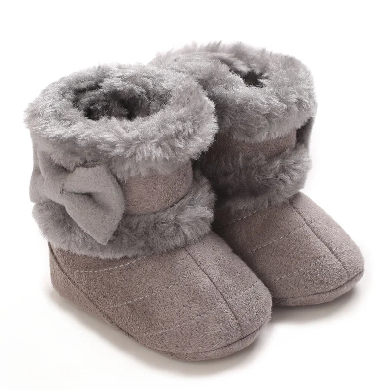 Baby Ankle Boots with Bow Detail