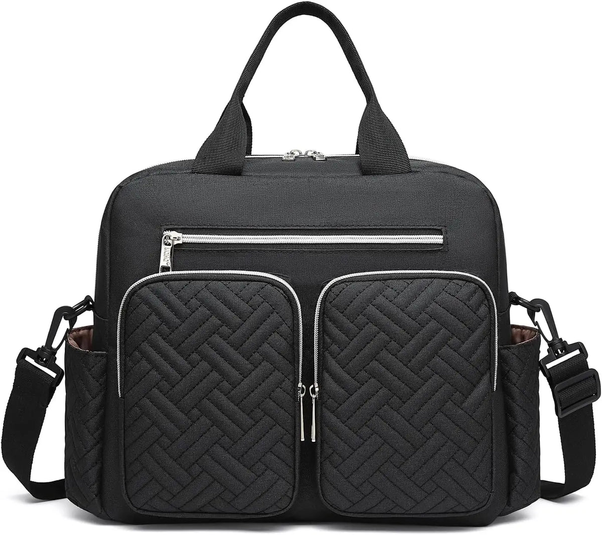 Kono Multifunction Baby Changing Bag, Nappy Diaper Bag with Stroller Straps, Maternity Tote for Hospital & Travel
