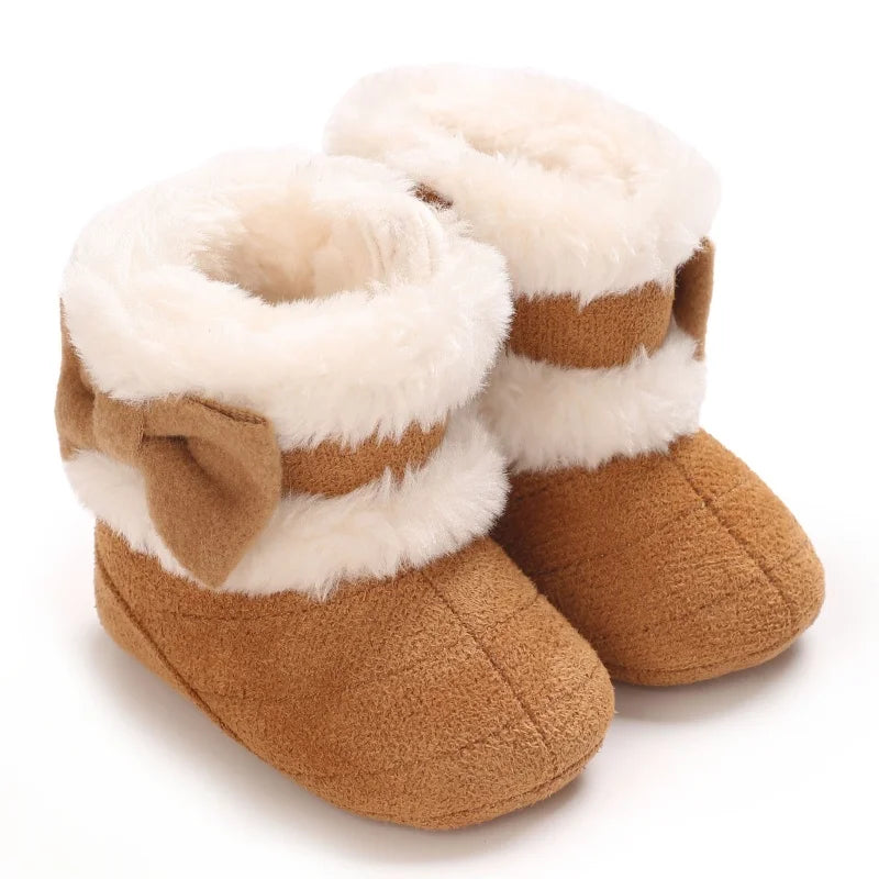 Baby Ankle Boots with Bow Detail