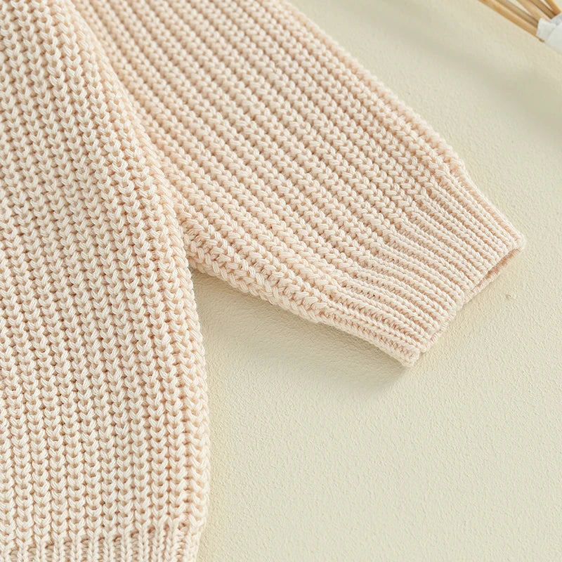 Baby Cotton Knitted Cardigan with Button Front