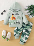 Children’s Jungle Print Hoodie & Camo Trousers Set