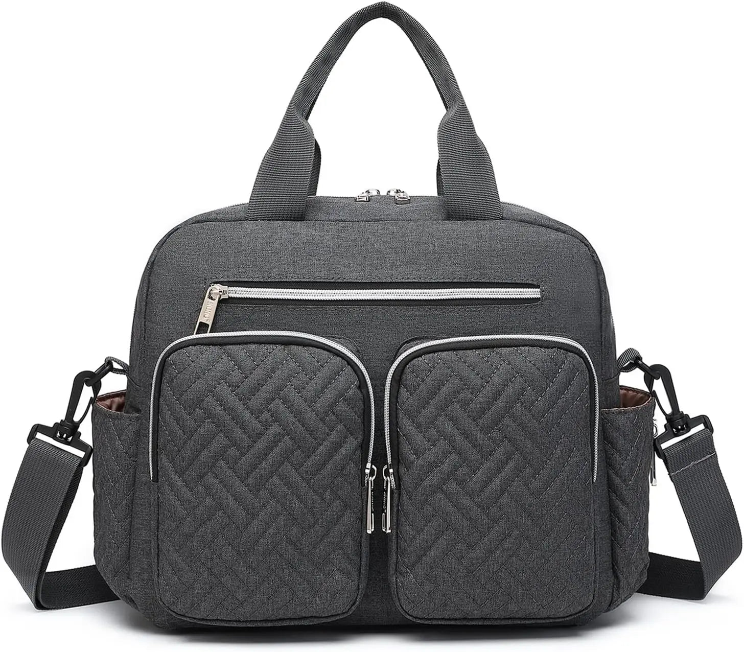 Kono Multifunction Baby Changing Bag, Nappy Diaper Bag with Stroller Straps, Maternity Tote for Hospital & Travel