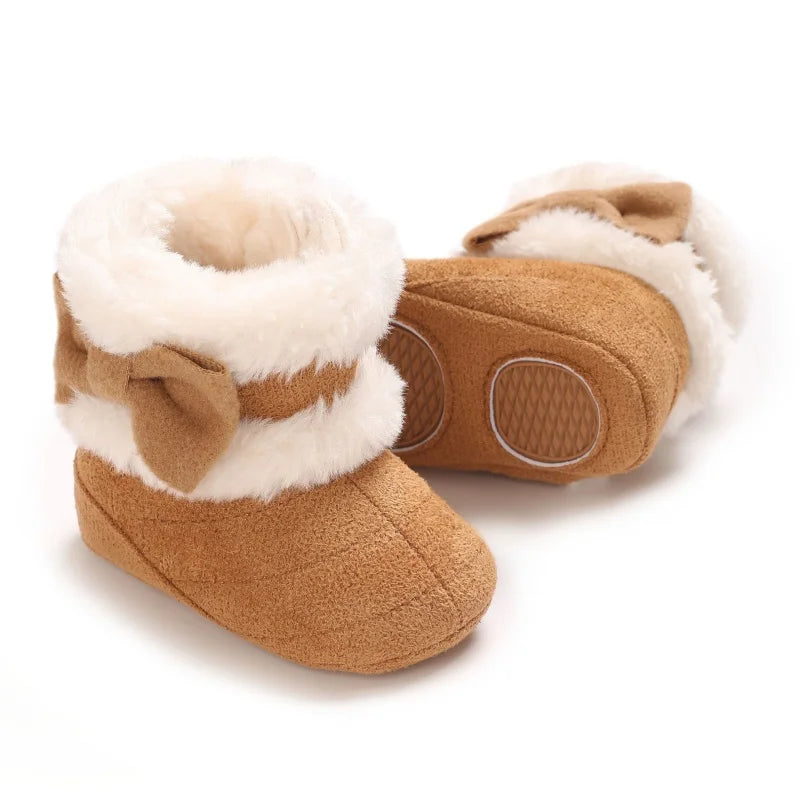 Baby Ankle Boots with Bow Detail