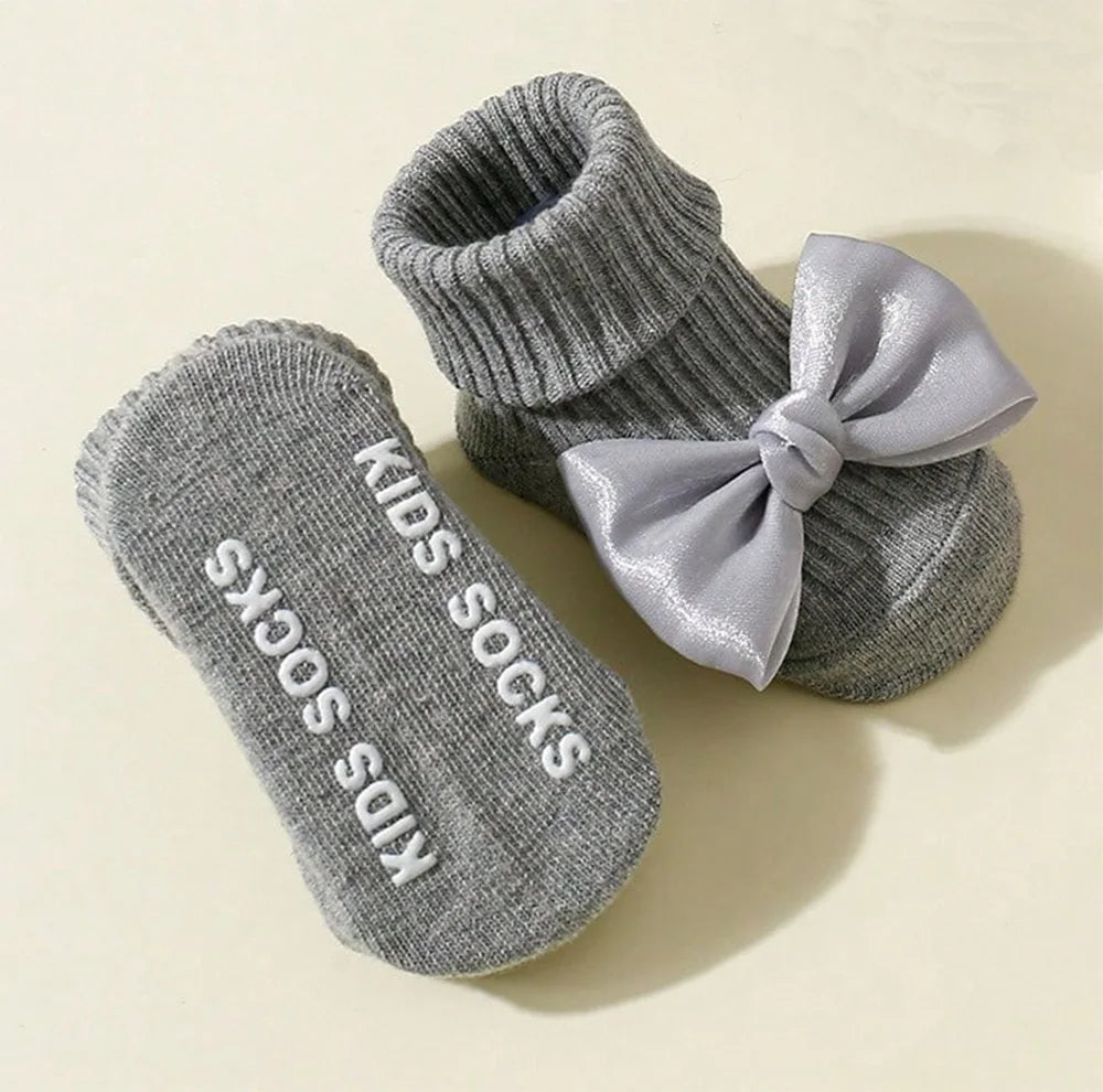 Baby Bow Ankle Socks – 4 Pairs