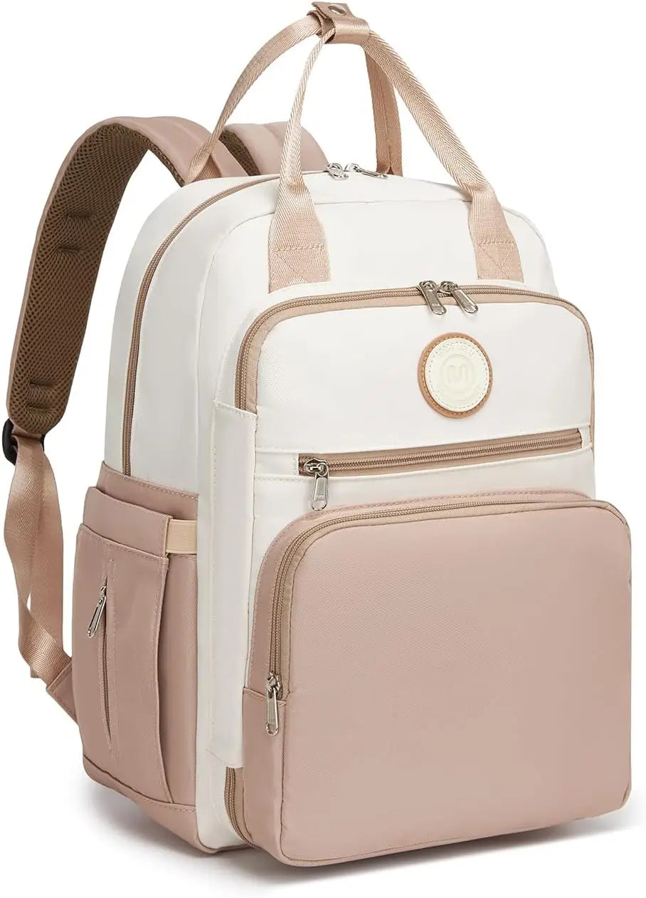 Miss Lulu Multifunction Diaper Backpack, Large Nappy Bag with Stroller Straps, Insulated Pockets & Wet-Dry Separation for Travel
