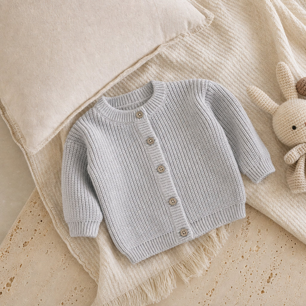 Available in 9 Colours and Sizes 0–3M to 3–4Y - GRAY / 0-3M
