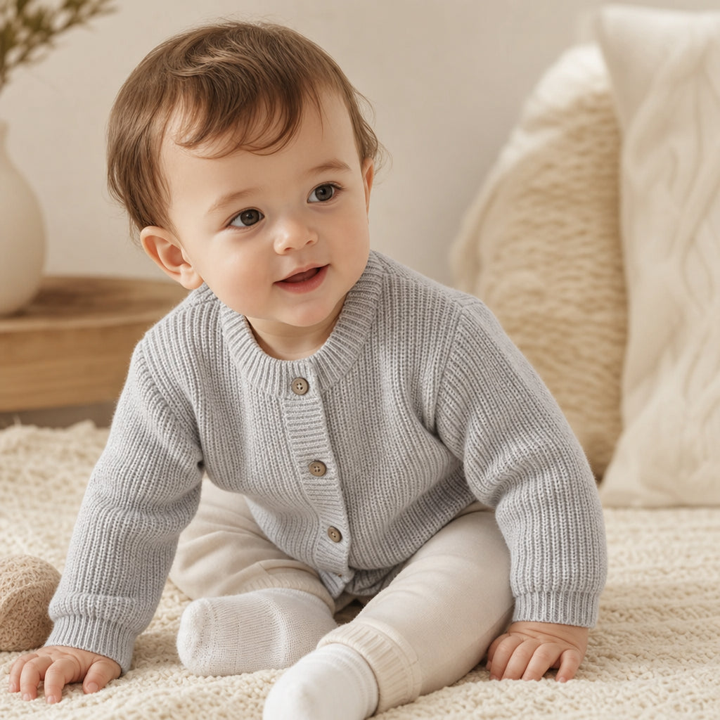 Available in 9 Colours and Sizes 0–3M to 3–4Y - GRAY / 12-18M