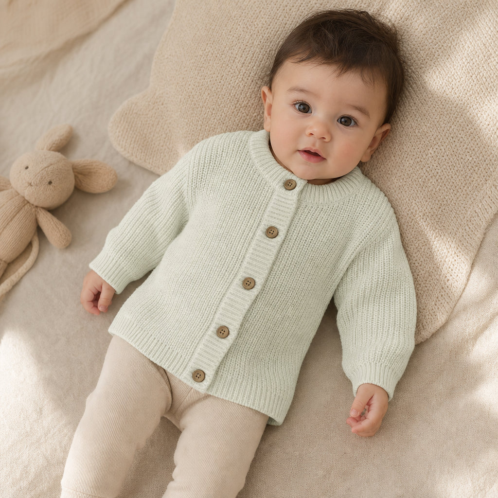 Available in 9 Colours and Sizes 0–3M to 3–4Y - green / 0-3M