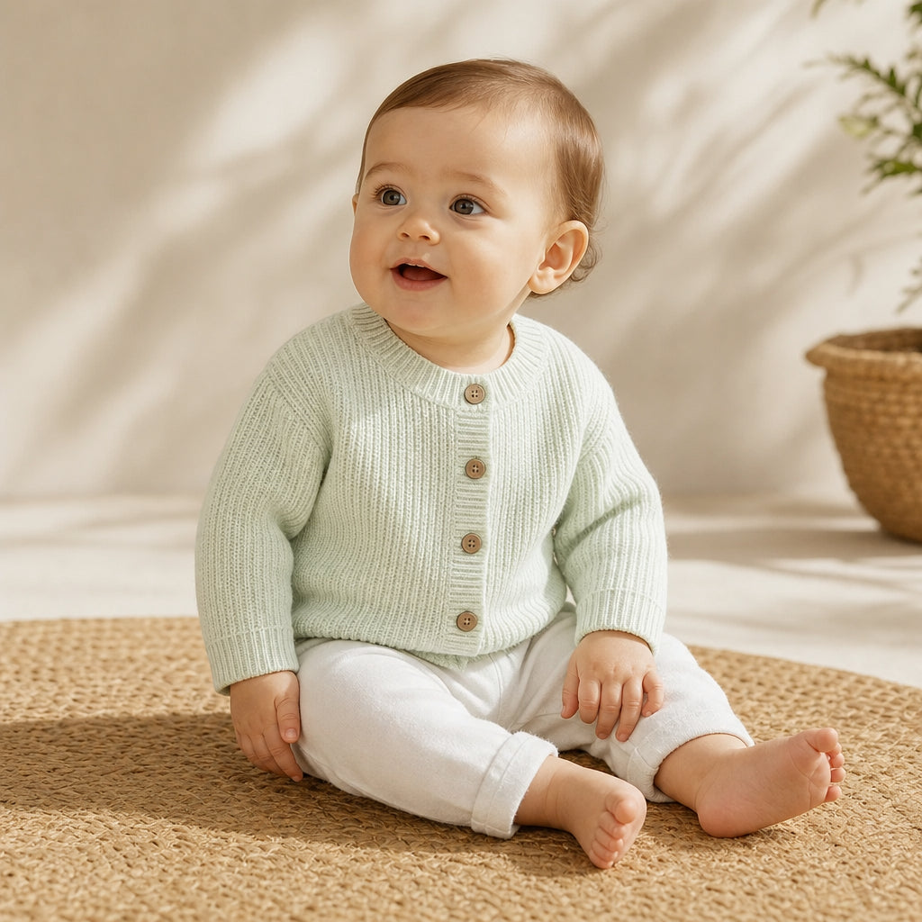 Available in 9 Colours and Sizes 0–3M to 3–4Y - green / 6-12M