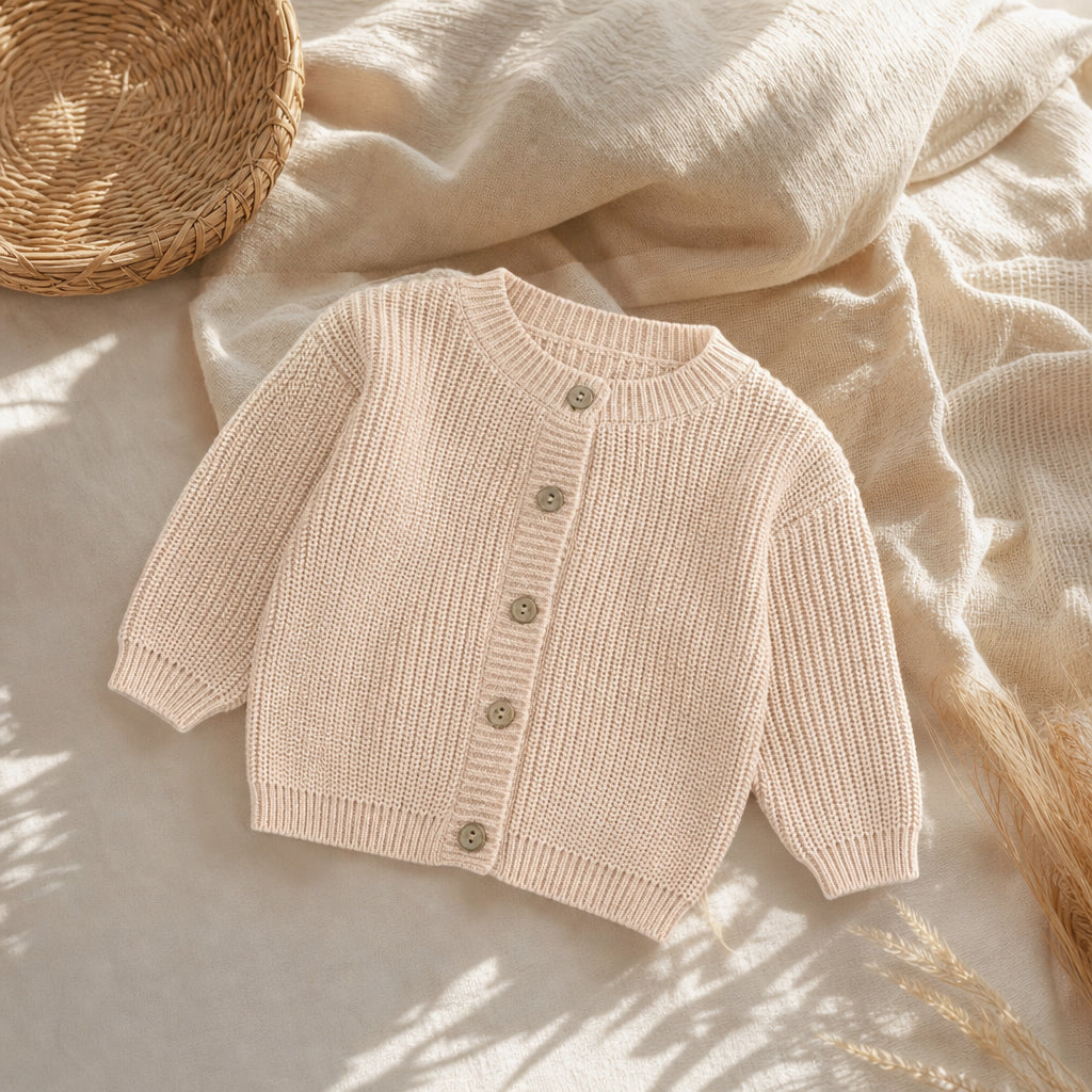 Available in 9 Colours and Sizes 0–3M to 3–4Y - Khaki / 12-18M