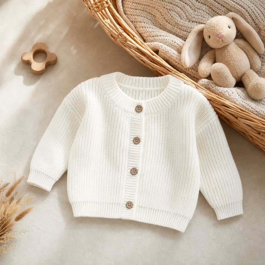 Available in 9 Colours and Sizes 0–3M to 3–4Y - Milky white / 0-3M