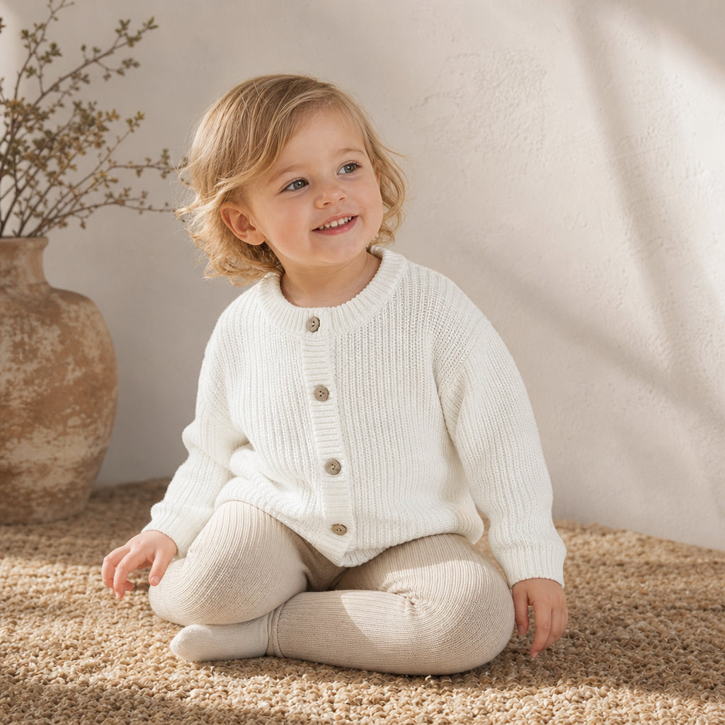 Available in 9 Colours and Sizes 0–3M to 3–4Y - Milky white / 2-3Y