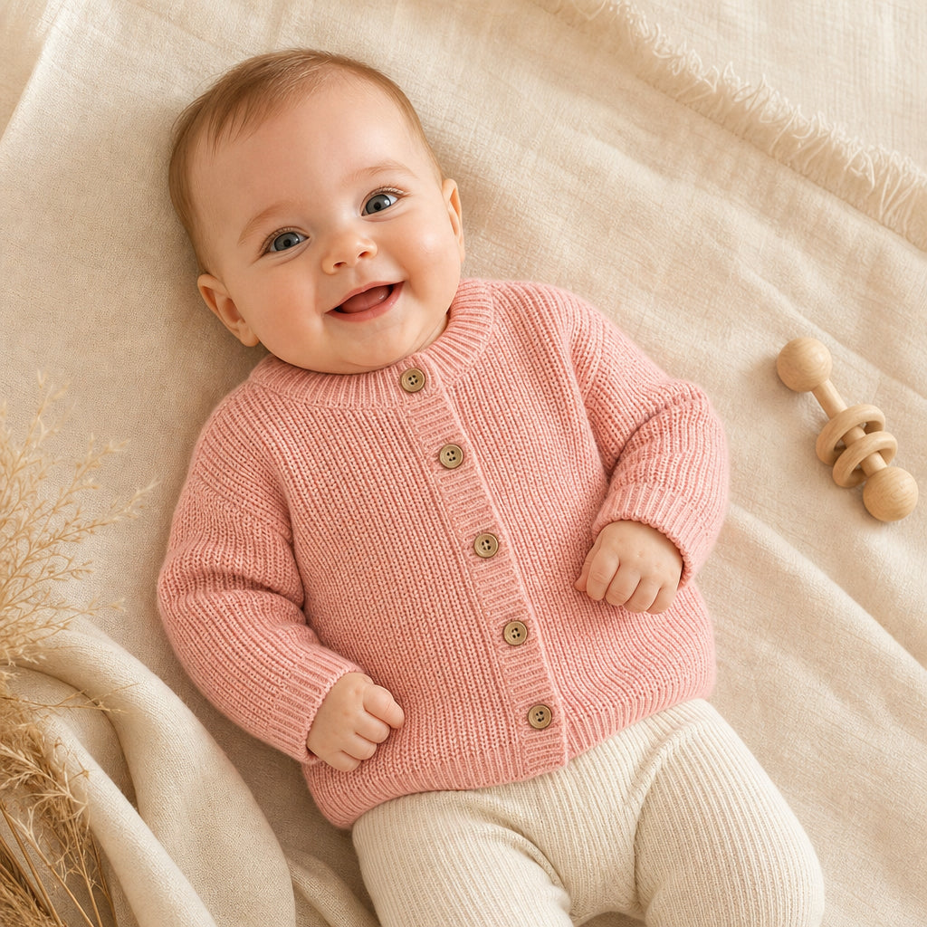 Available in 9 Colours and Sizes 0–3M to 3–4Y - Red / 3-6M