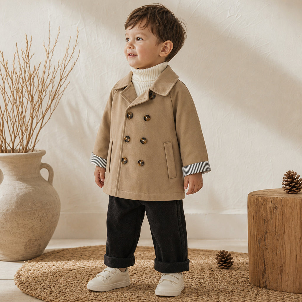 baby beige trench coat – zt6632-kaqise- variant