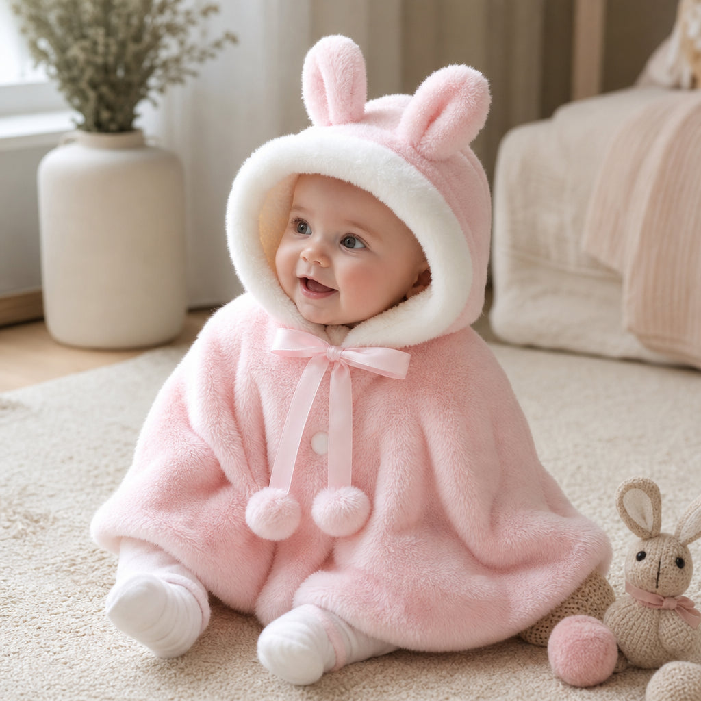 baby bunny hooded coat lifestyle product image