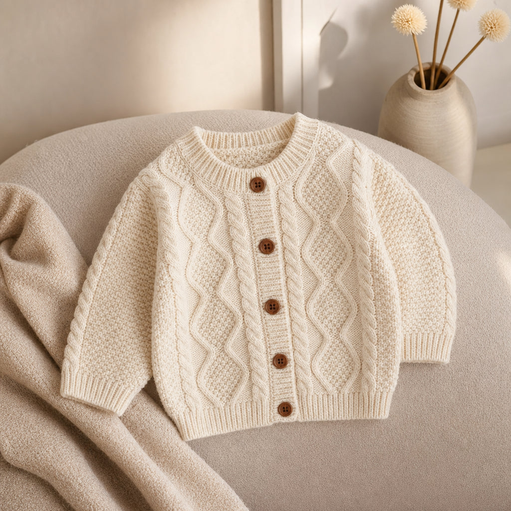 baby cardigan – neutral
