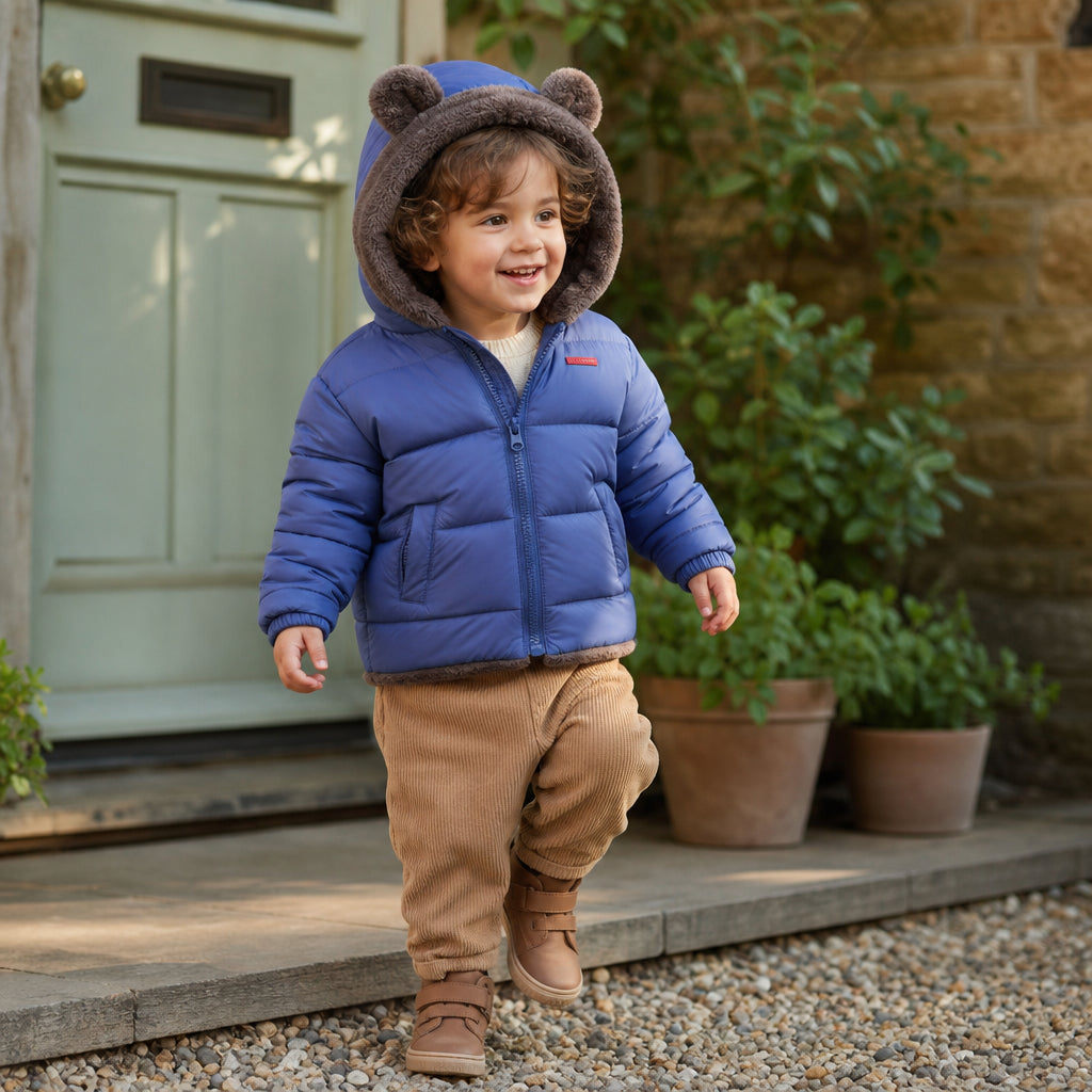 children's hooded padded jacket lifestyle product image