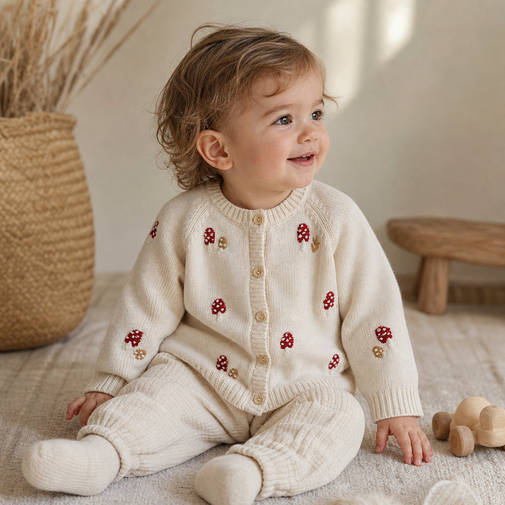 girls knitted cardigan – color 1 variant