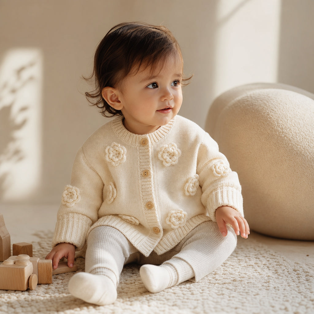 girls knitted cardigan – color 11 variant