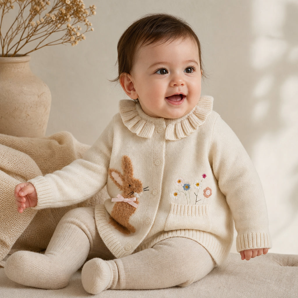 girls knitted cardigan – color 2 variant