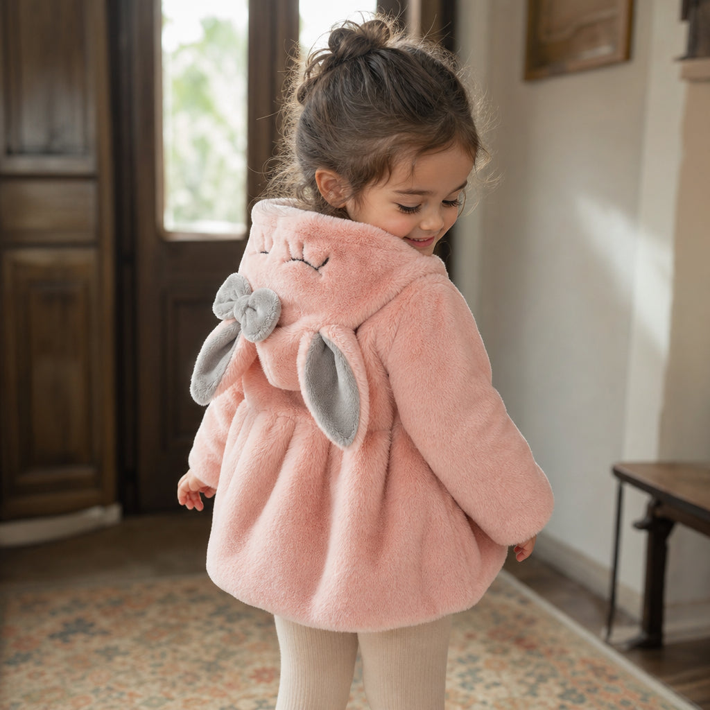 girls rabbit ear hooded jacket lifestyle product image