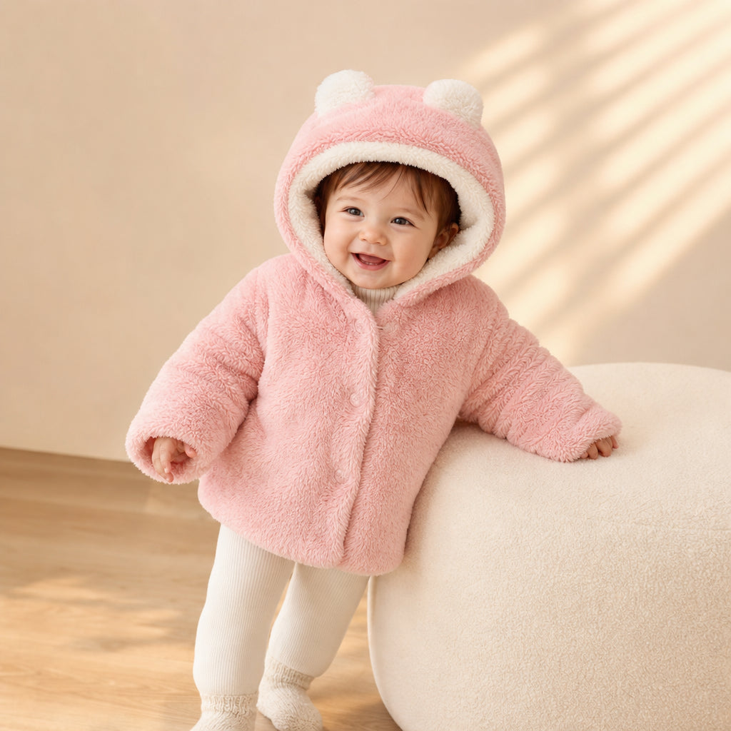 girls rabbit ear hooded jacket – Only Jacket variant