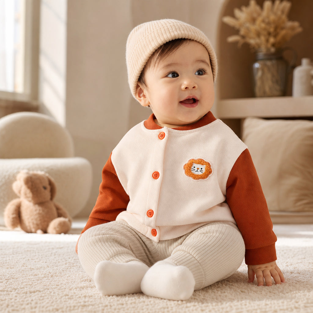 kids button-front knit cardigan – 6 / 73(3 to 6M) variant