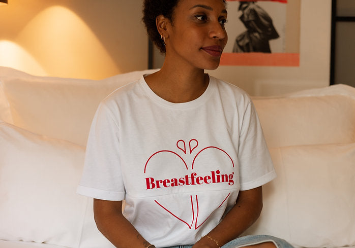 T-shirt d’allaitement Breastfeeling